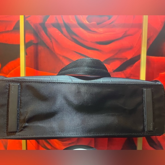 Prada Black Tessito Sport Nylon Bag. Prada Lock & Clochette. - Picture 9 of 10